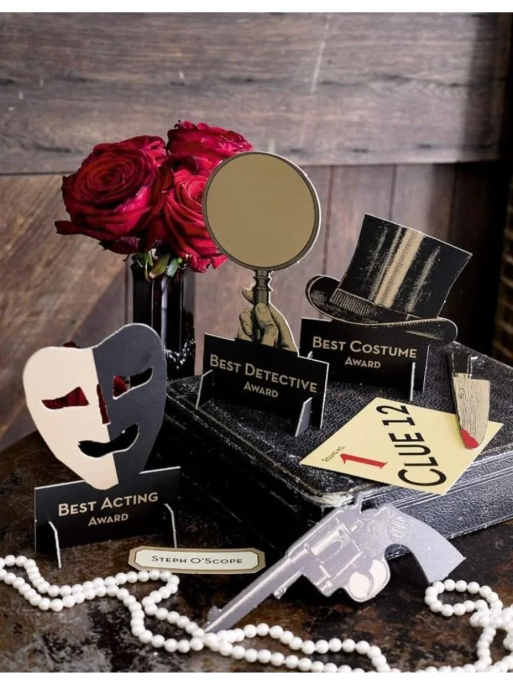 Host Your Own Murder Mystery At The Theatre 1920s Party Game With 3 Alternative